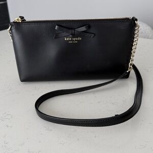 Kate Spade Black Leather Crossbody Bag